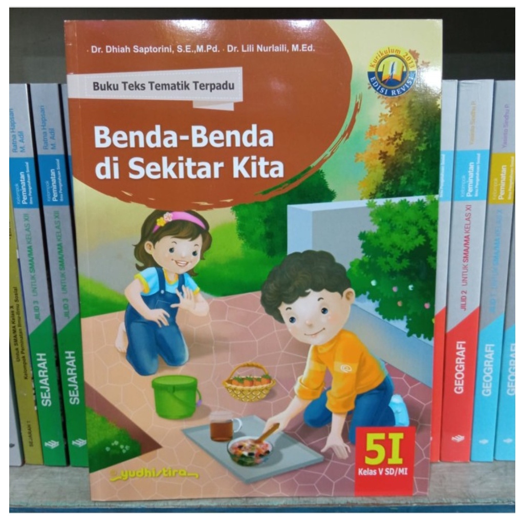 Buku Teks Tematik Yudhistira SD 5 I Benda