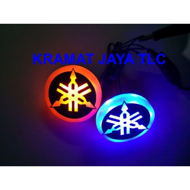 EMBLEM LAMPU SENJA DAN SEN LED FAIRING LOGO YAMAHA NMAX VIXION SCORPIO