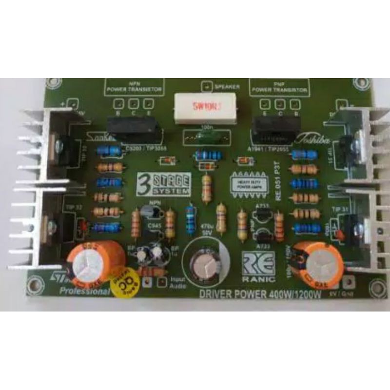 Kit Driver Power Amplifier 3 Tingkat