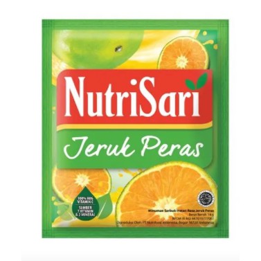 

Nutrisari Jeruk Peras 10 s/14 g