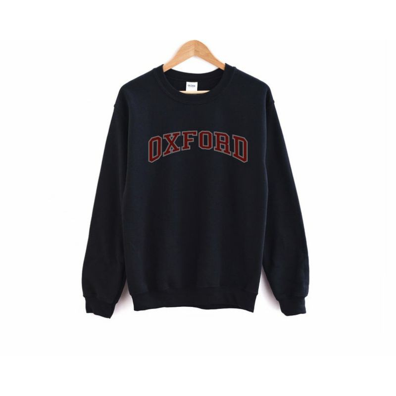 (S - 6XL) OXFORD England Sweatshirt Unisex BIGSIZE OVERSIZE Crewneck Sweater OXFORD University Jumbo Unisex S M L XL 2XL 3XL 4XL 5XL XXXXXL