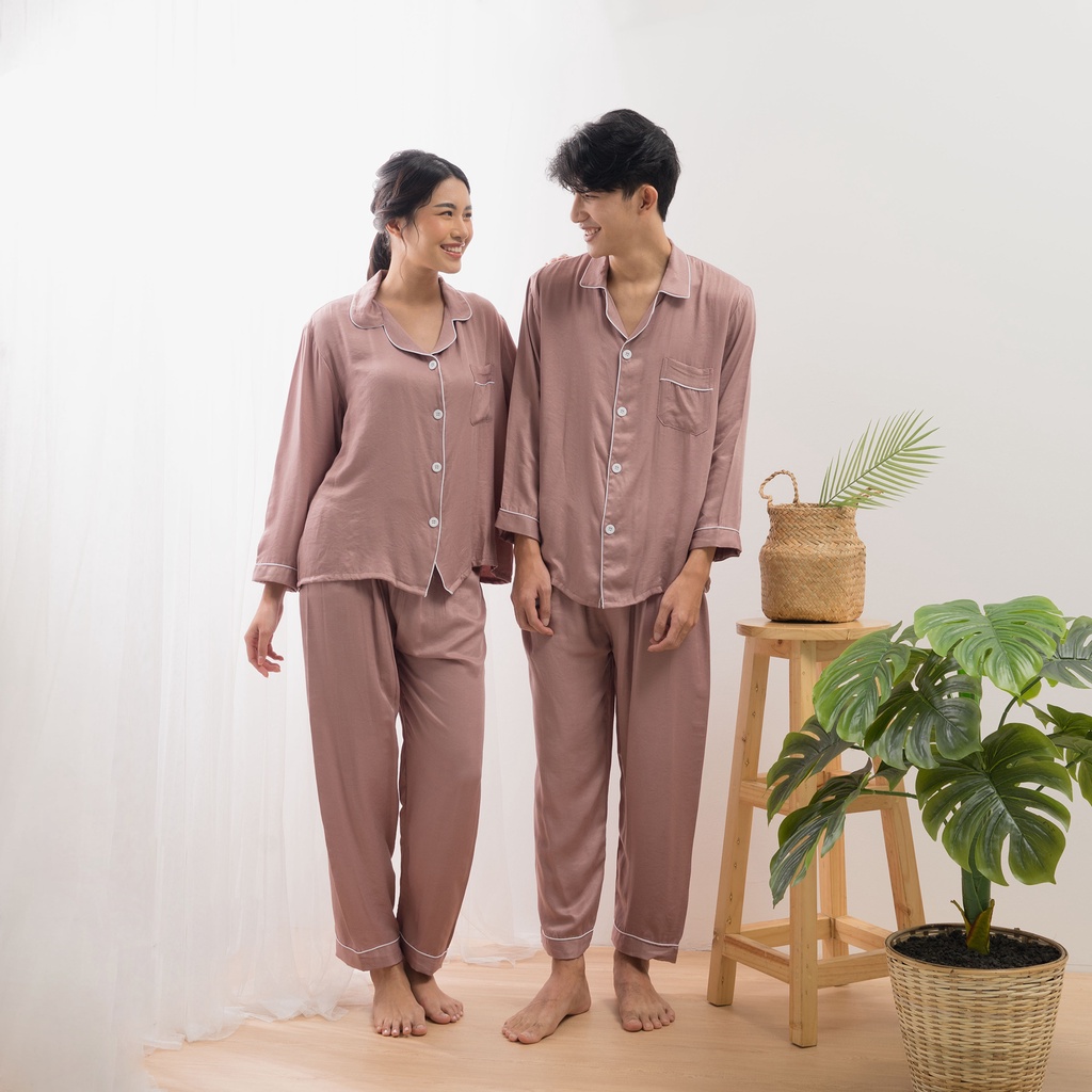 Zavyn Setelan Piyama Couple Rayon Twill Premium PP