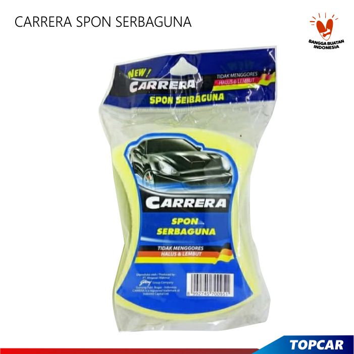 CARRERA Spon Cuci Mobil Motor Serbaguna Tebal Shampo Shampoo