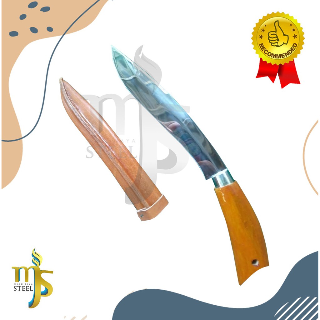 PISAU BAJA PERAK MOTIF KUDOK, PISAU HIAS, PISAU DAPUR