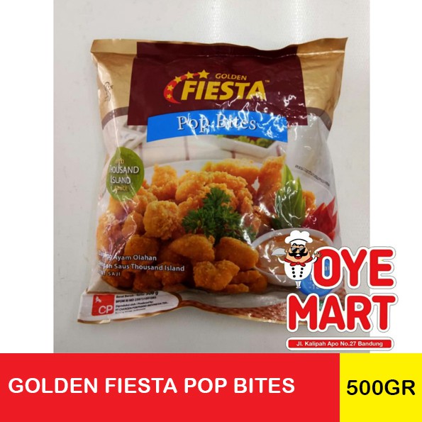 GOLDEN FIESTA POP BITES 500GR NAGET AYAM