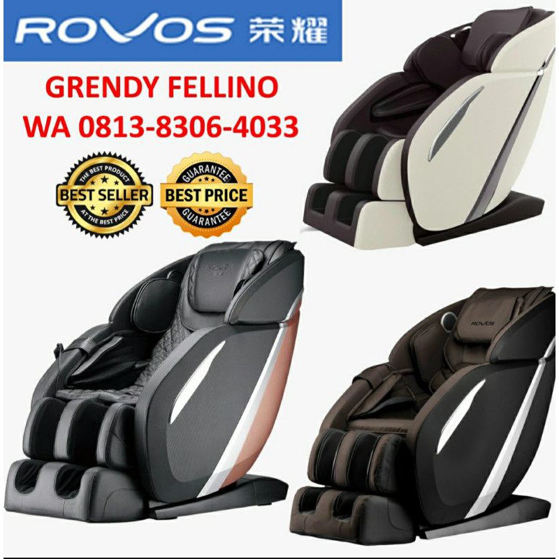 PROMO KURSI PIJAT ROVOS R662L READY STOCK
