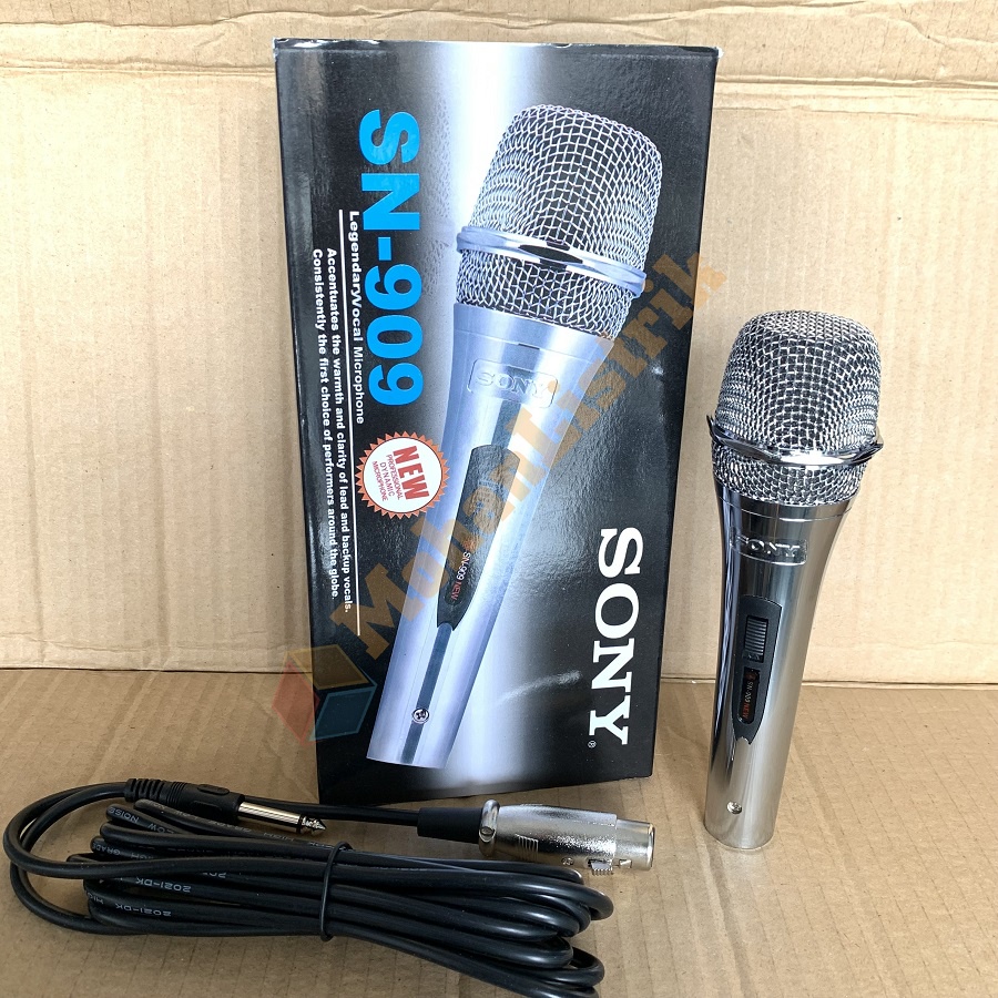 Mic Mikrofon Kabel Sony SN 909 Mik Karaoke Microphone Kabel SN 909