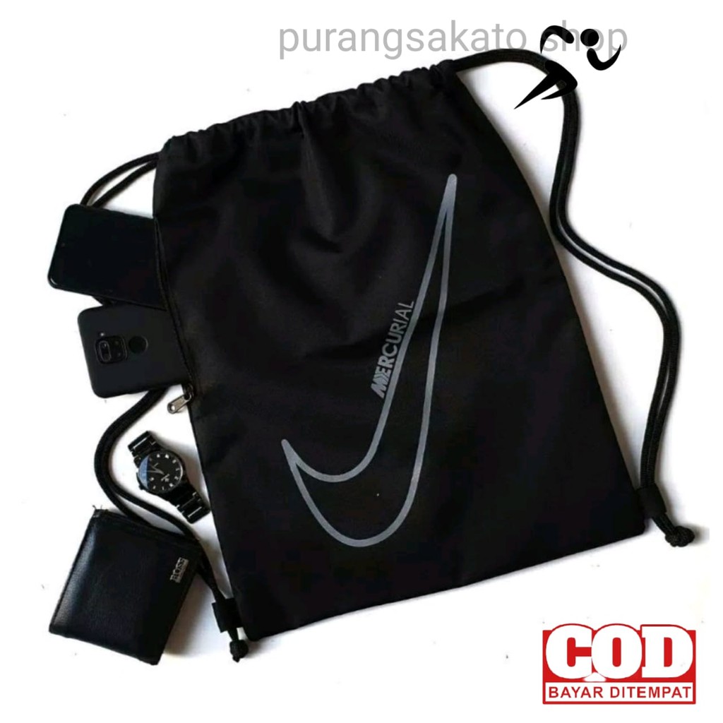 Tas Serut Nk Stringbag Futsal Sepakbola Gymsack Olahraga Pria Wanita_PURANGSAKATO SHOP