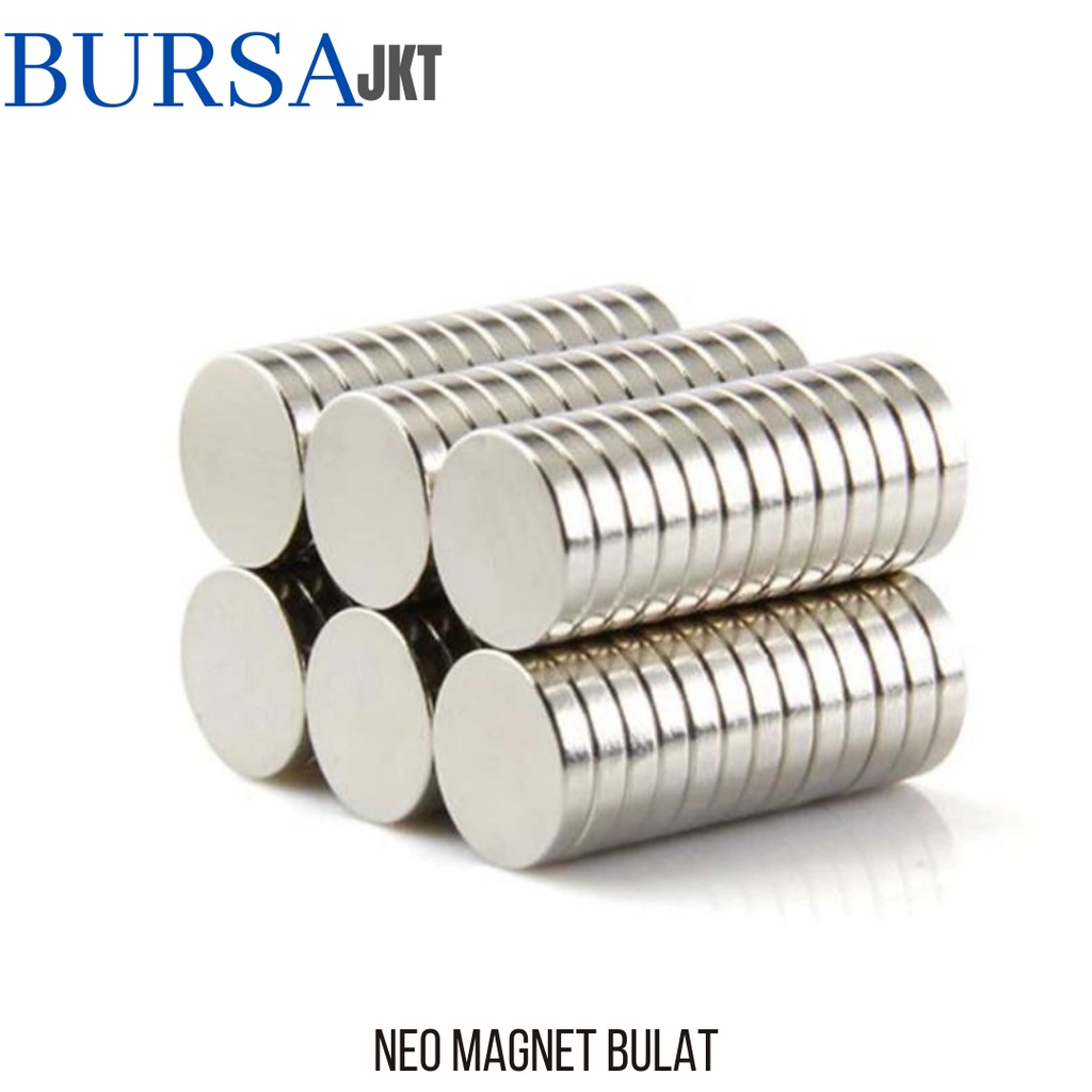 STRONG MAGNET NEODYMIUM NdFeB N50 BULAT KOIN SUPER magnet