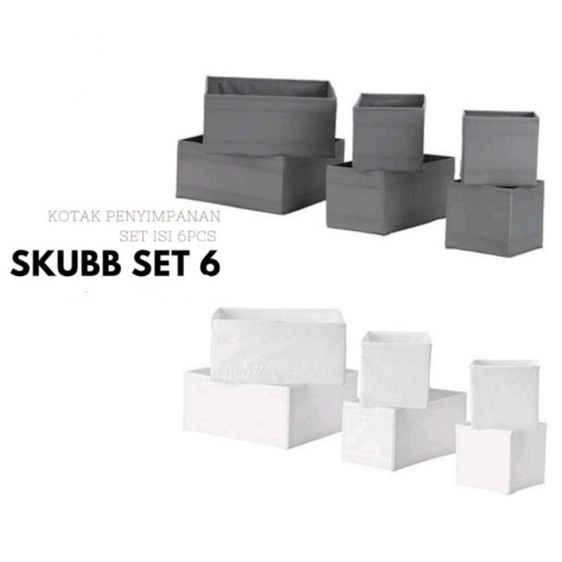 

Skubb Kotak Isi 6pcs Berbagai Ukuran Putih/Abu2
