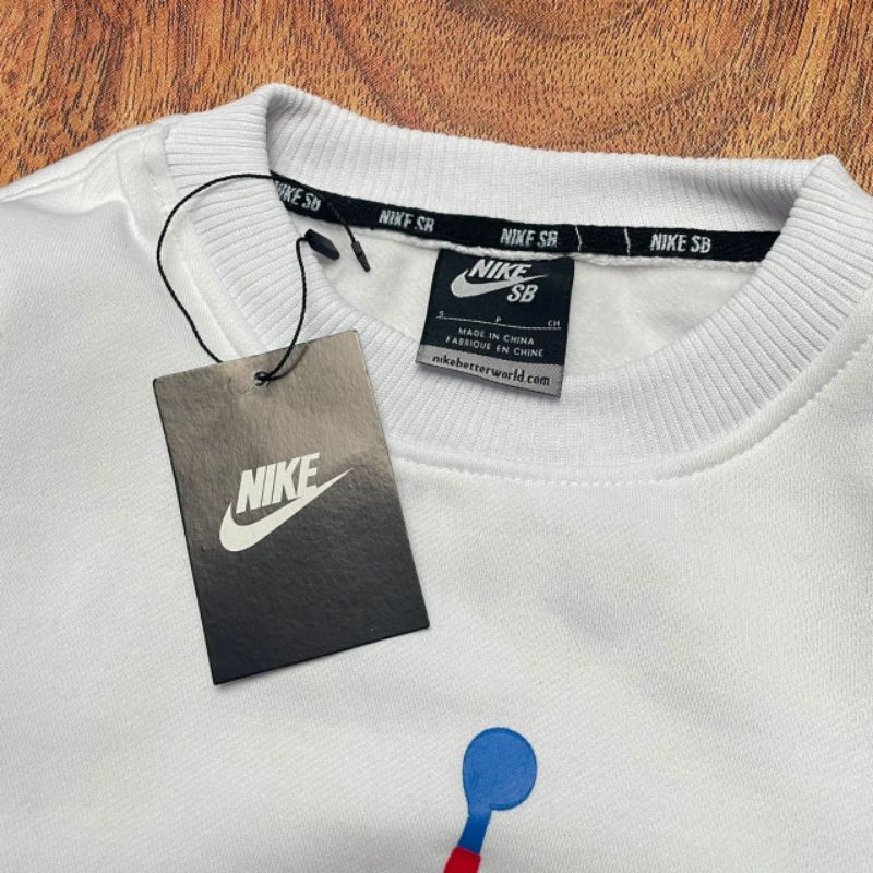 SWEATER CREWNECK NIKE AIR JORDAN RAINBOW JUMP HITAM&amp;PUTIH AUTHENTIC PREMIUM FULLTAG &amp; LEBEL