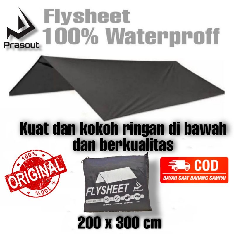 Flysheet 2x3m / terpal tenda 2x3m