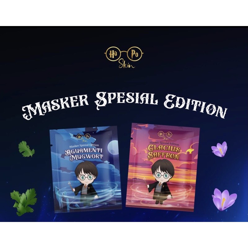 [READY] MASKER HAPO BPOM MUGWORT SAFFRON BY HA.PO SKIN HARRY POTTER MASK ORGANIC