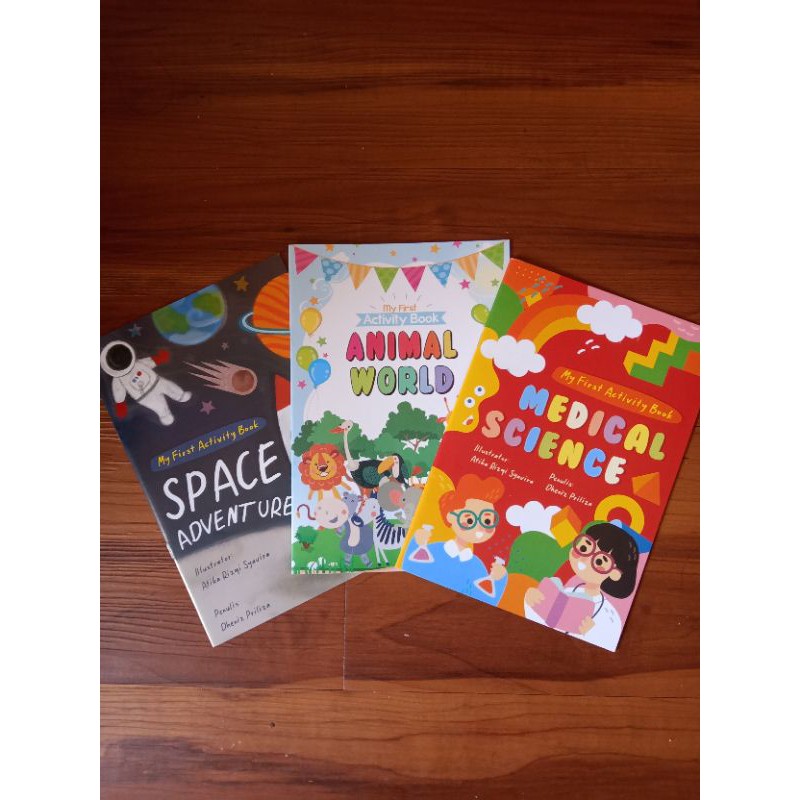 My First Activity Book MFAB Happy fox dan Buku Aktivitas Detektif Muslim Cilik DMC BONUS Lup