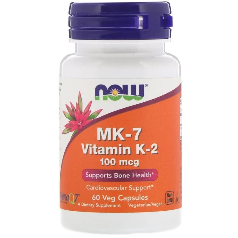 Now Foods MK7 Vitamin K2 100 mcg 60 Veg Cap ORI USA MK7 VIT K2