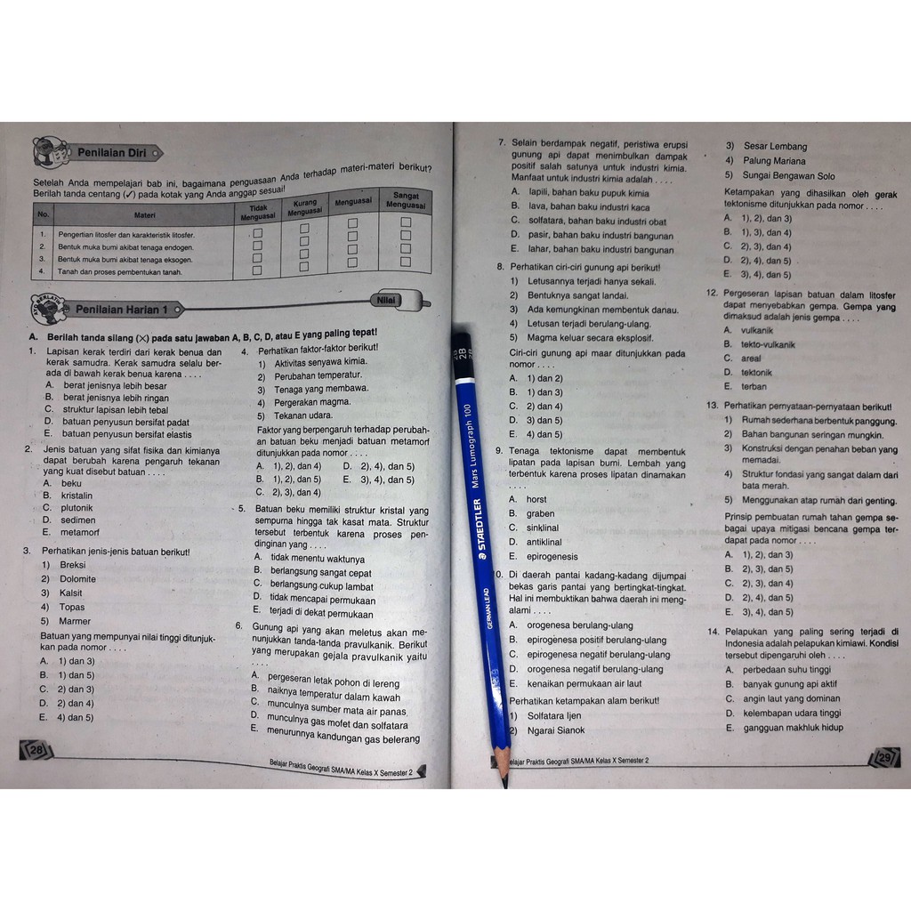 Soal Geografi Kelas 10 Bab 1 Dunia Sekolah