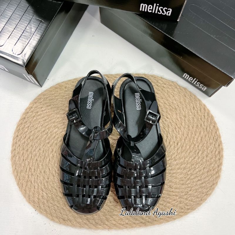 Sepatu  Melissa Possession warna black/sepatu jelly hitam/sepatu jelly melissa