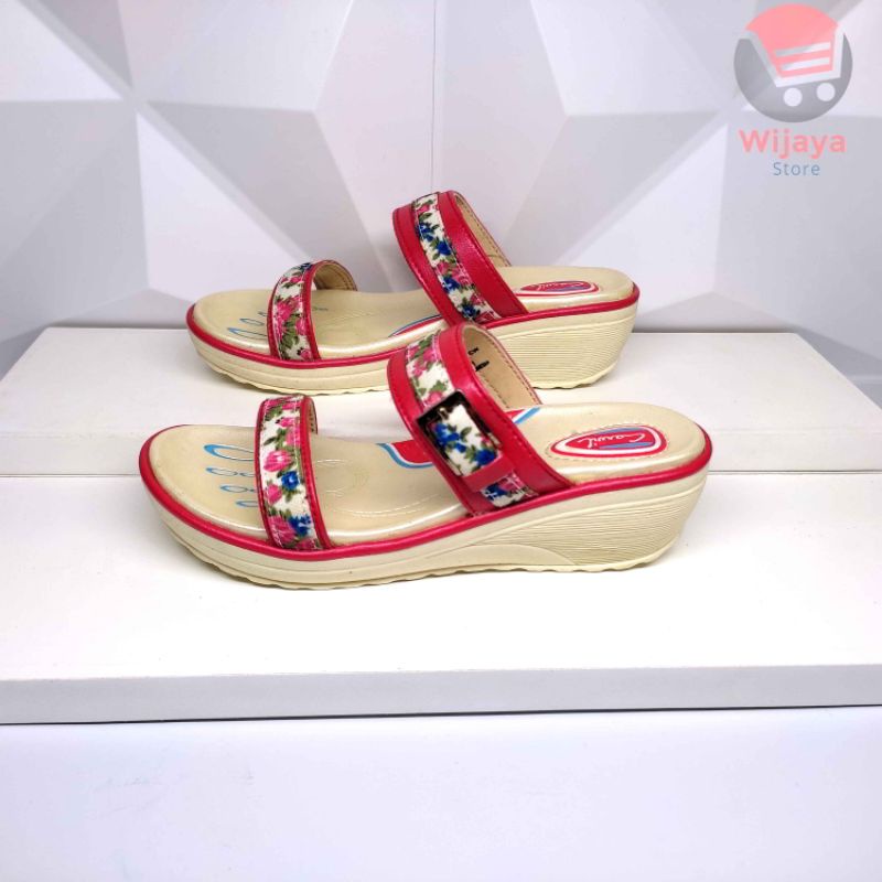 Sandal Anak Perempuan Carvil Original Sendal Wedges Kasual dan Trendi untuk Anak Cewek