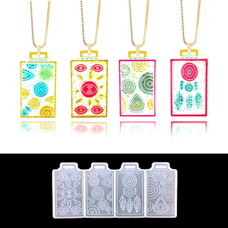 Siy Cetakan Liontin / Gantungan Kunci / Perhiasan Handmade DIY Bentuk Mata Setan Bahan Silikon