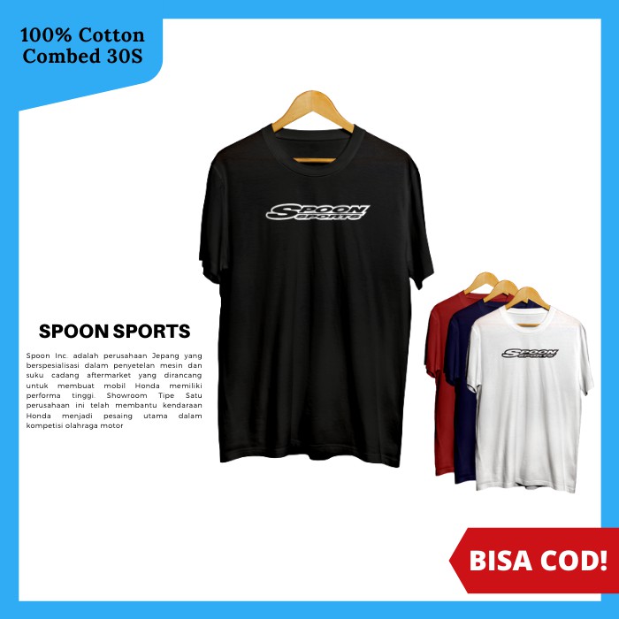 KAOS DISTRO PRIA KAOS RACING KAOS OTOMOTIF KAOS COWOK DISTRO SPOON SPORT