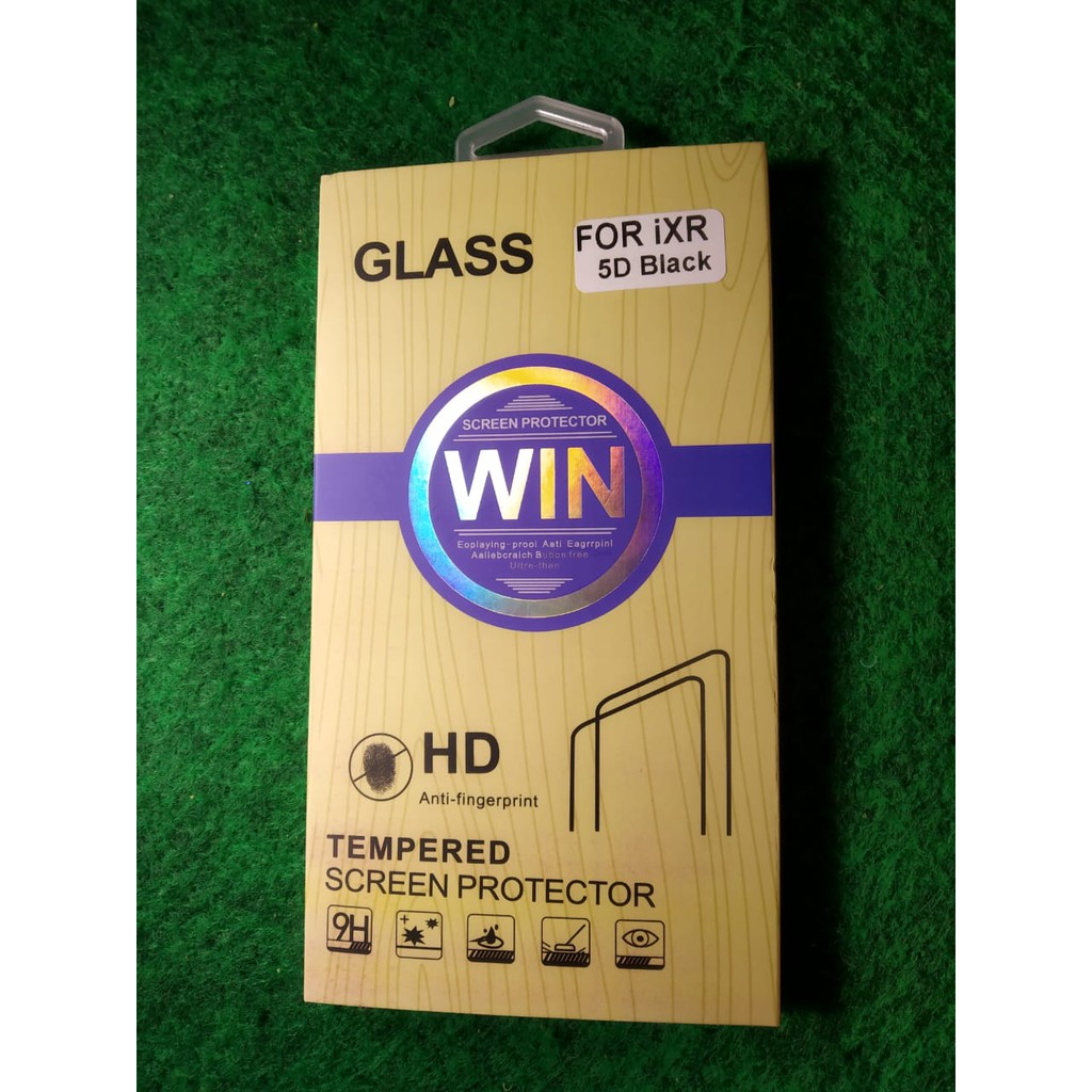 Tempered Glass WIN iPhone XR Full Cover 5D Anti Fingerprint 9H
