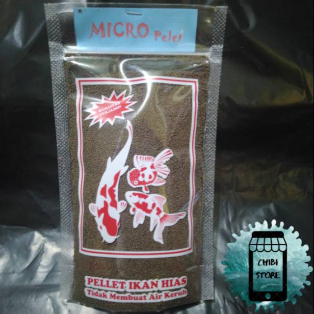 MAKANAN IKAN / PELET IKAN / MICRO PELET 100GR / MAKANAN IKAN HIAS / PELET IKAN CUPANG