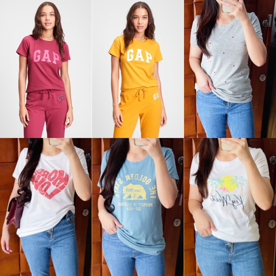 GAP LOGO TEE KAOS ADEM ORI MURAH