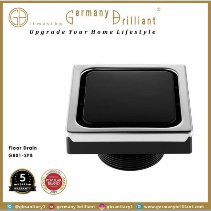 Floor drain Germany Brilliant / saringan got Germany Brilliant