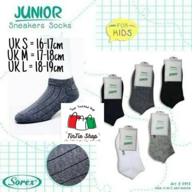 Kaos kaki anak Sorex K 5915 semata kaki