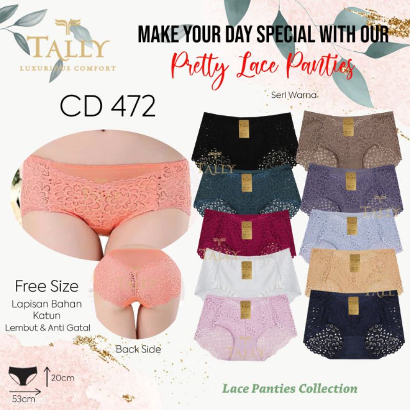 CD RENDA TALLY 472 CELANA DALAM BROKAT - BUNGALILY