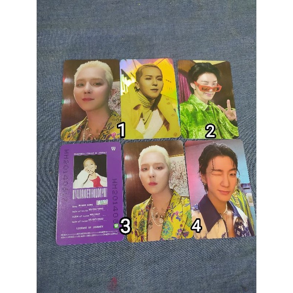 Photocard Winner Holiday Album Mino Hoony