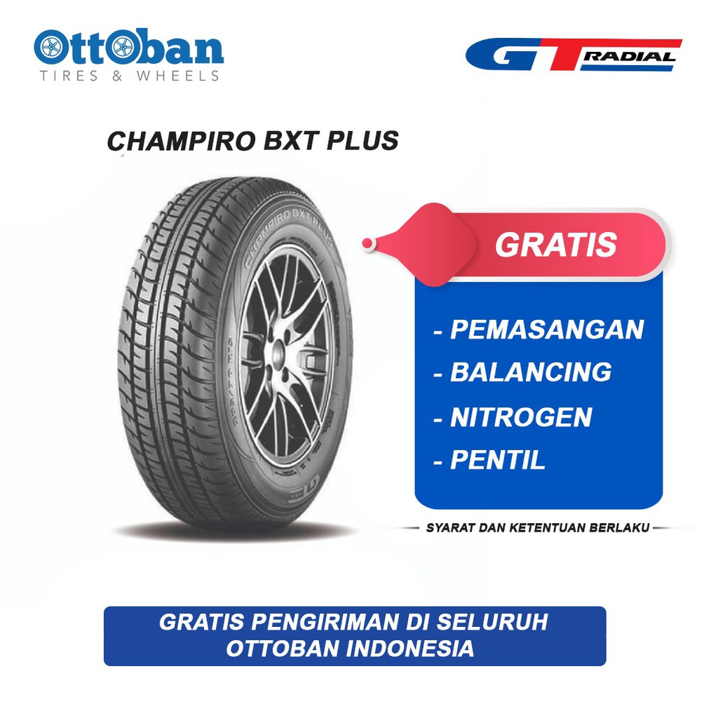 GT Radial Champiro BXT Plus 205 75 R14 WR 91T BL TL Ban Mobil