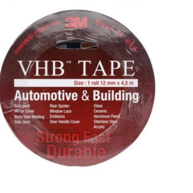 

(G24QJ)⭐ Lem 3m original VHB double tape lem 3m 12mm x 4.5m ,,!