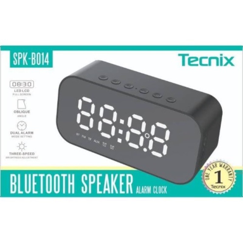 Salon Speaker Bluetooth Alarm Tecnix SPK-B014
