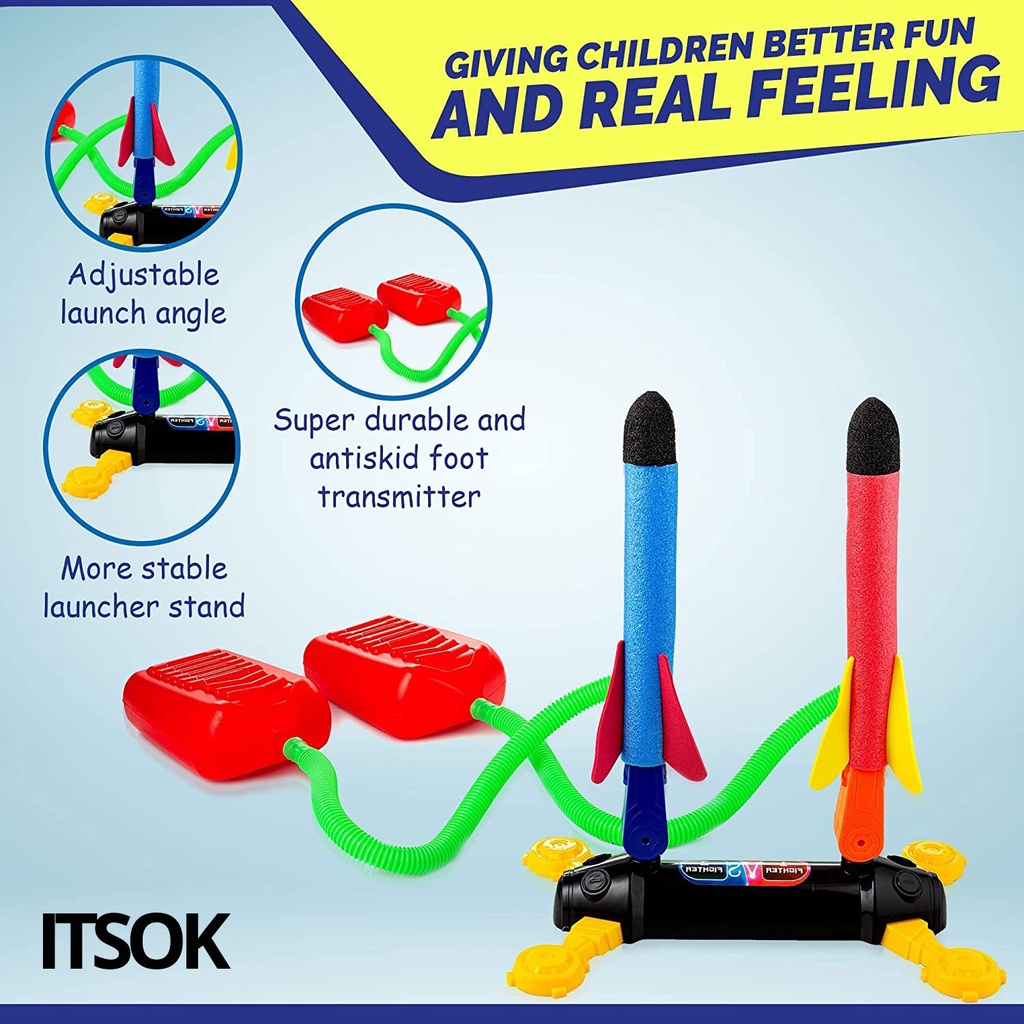 ITSOK TOY ROCKET LAUNCHER / MAINAN ROCKET / DUEL ROCKET LAUNCHER