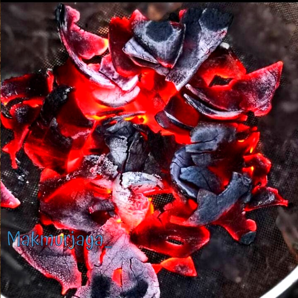 Jual Arang batok kelapa kering arang sate BBQ resto food grade 500gram ...