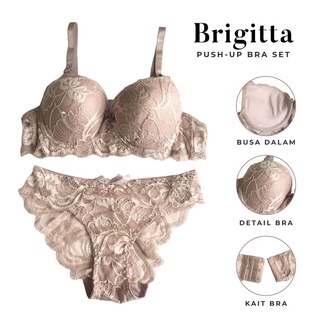 SISA STOK BRA SET size 32-42 / pushup bra &amp; UNDERWEAR