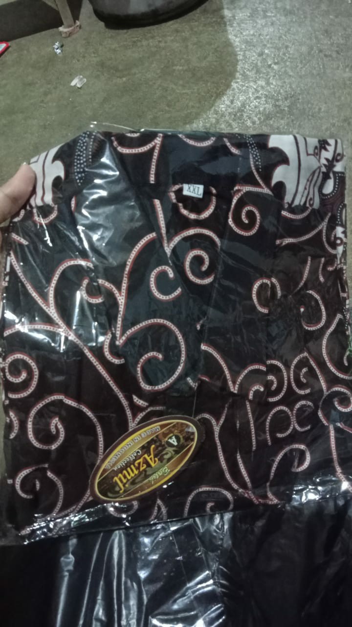 New Arrival Distro Batik Pria Bordir Sogan Hrb026 Batikaf Notoarto Batik Ipnu-ippnu