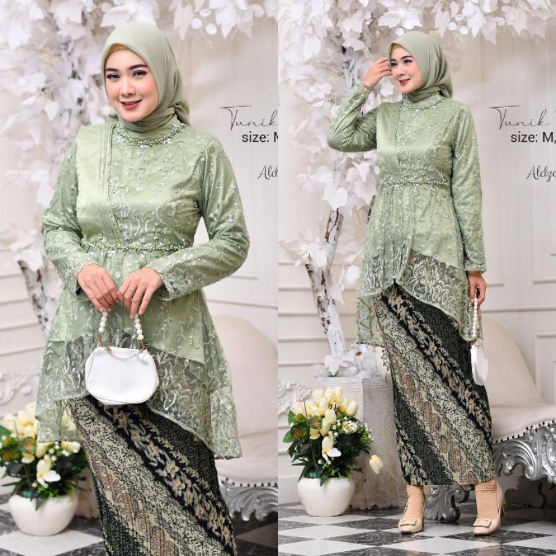 Kebaya Tunik Naya / Kebaya Sanghai Payet / Kebaya Tile  / Kebaya Modern / Kebaya Tunik