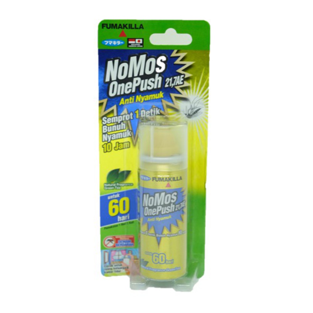 NOMOS One Push 60 Hari 16ML - Semprot Pembunuh Nyamuk