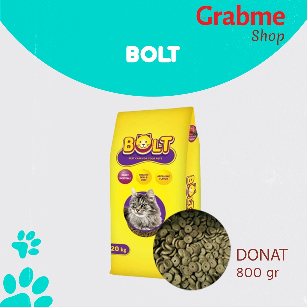 Makanan Kucing kering BOLT 800gr All Variant