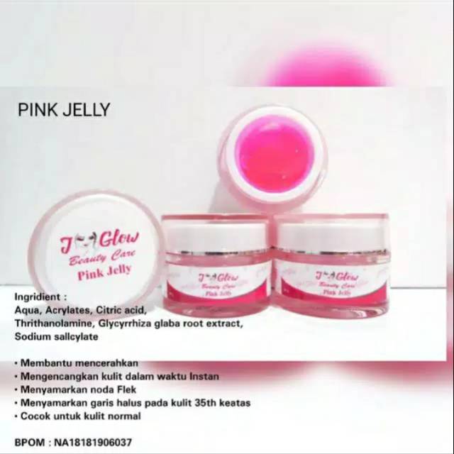 Pink jelly Glowing