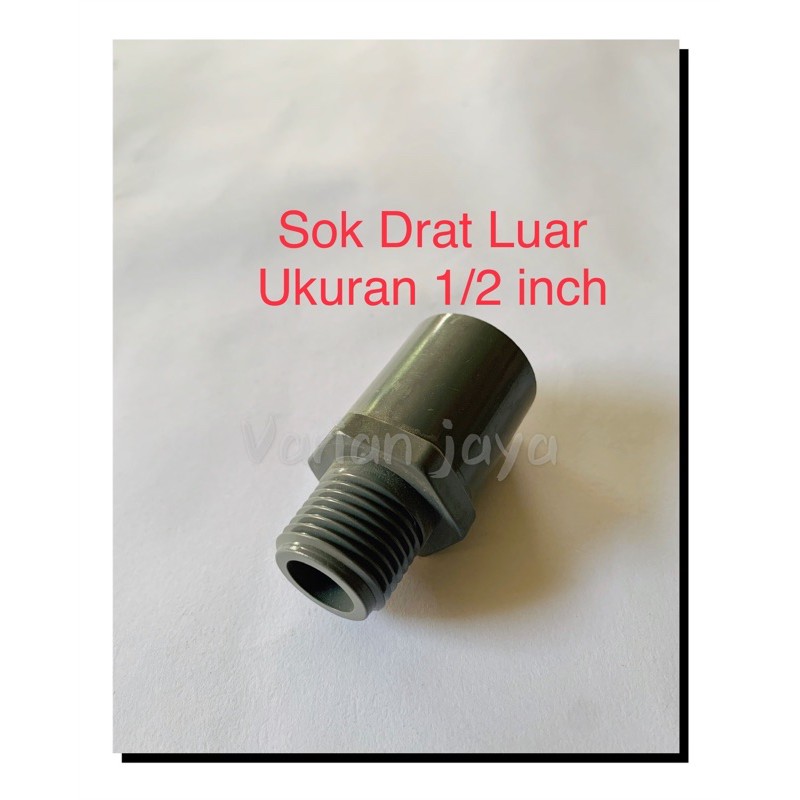 Sok drat luar 1/2 inch sok drat 1/2” Sok Drat 1/2 Sdl 1/2 inci