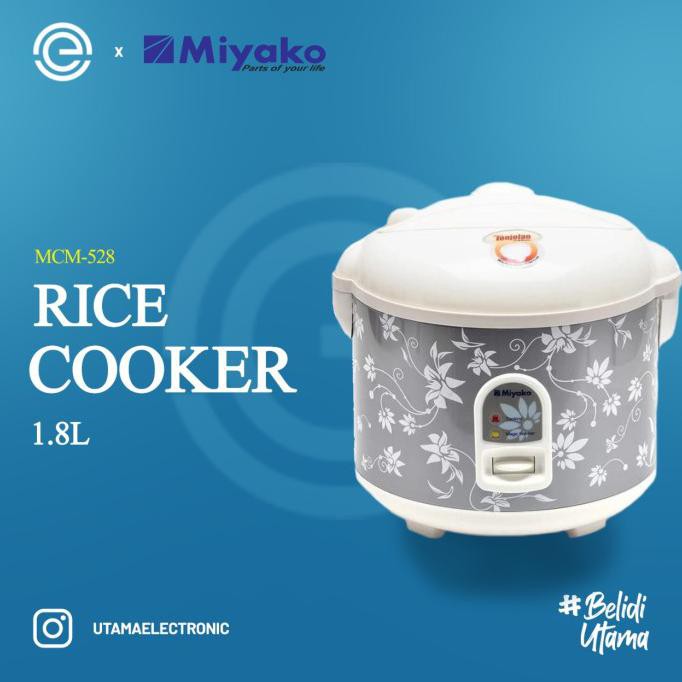 NEW / MIYAKO Rice Cooker 3in1 MCM-528 1.8L - MIX FRUIT / BERKUALITAS