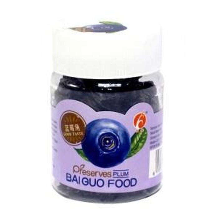 

BaiGuo Food Manisan buah plum rasa bluberry Madu 90g