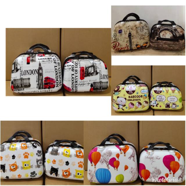 koper beuatycase 12 inch / koper makeup 14 inch / koper milano cabin