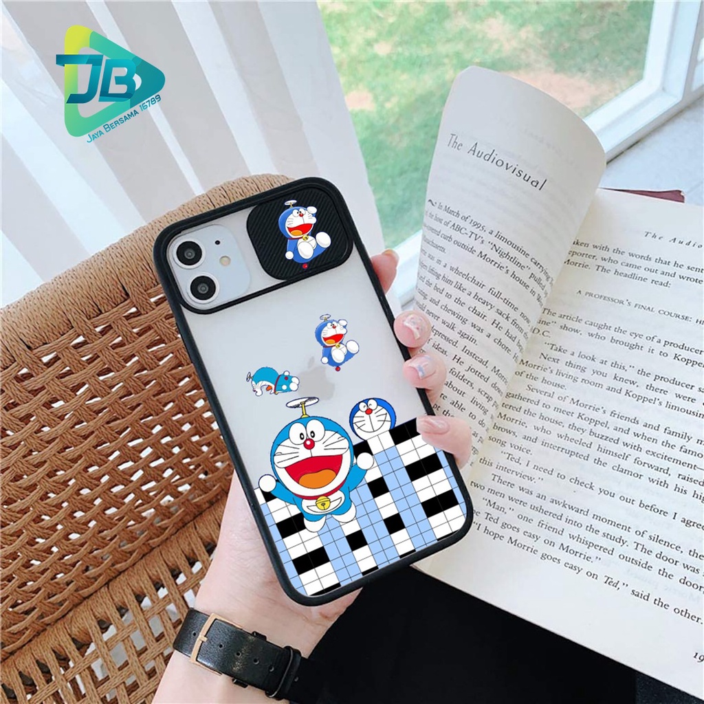 SOFTCASE SLIDE KAMERA DORAEMON OPPO VIVO SAMSUNG XIAOMI REALME IPHONE ALL TYPE JB4973