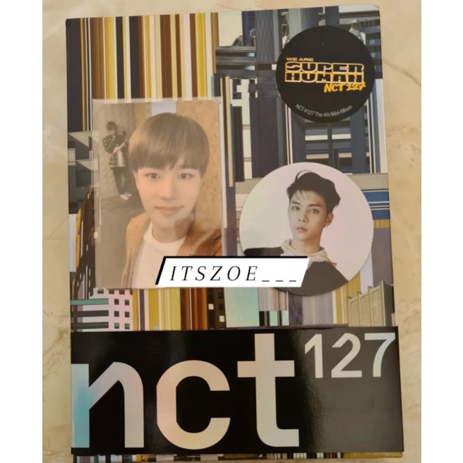 wts Album nct 127 superhuman pc taeil cc johnny