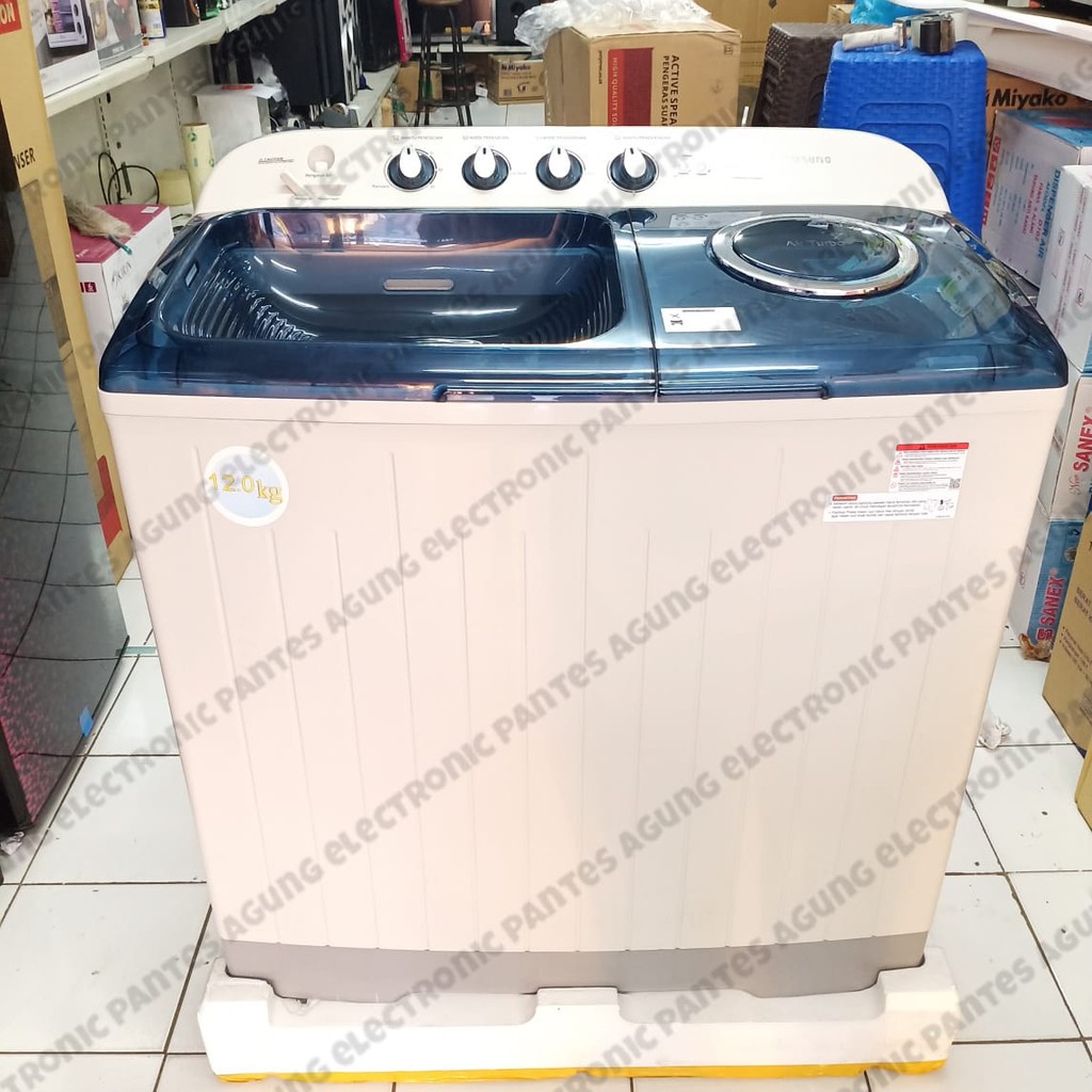 MESIN CUCI SAMSUNG 2 TABUNG 12 KG WT12J4200