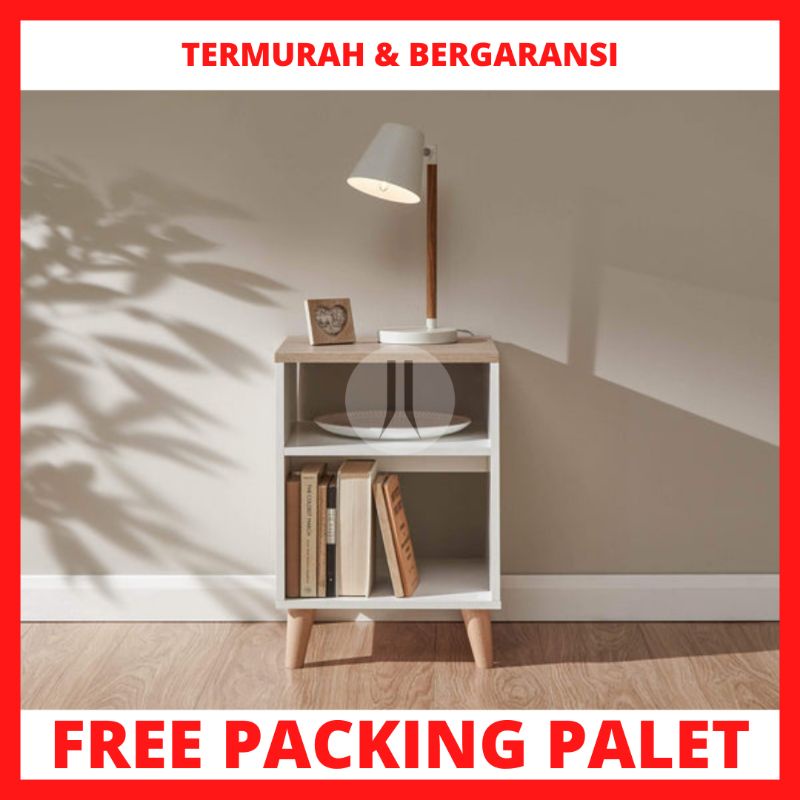 Jual Meja Nakas Rak Buku Tanpa Laci Bedside Table Murah Shopee